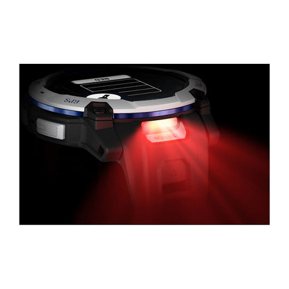 Relógio Garmin Instinct ® 3 Supernova Solar Branco/Azul/Preto - 50 mm
