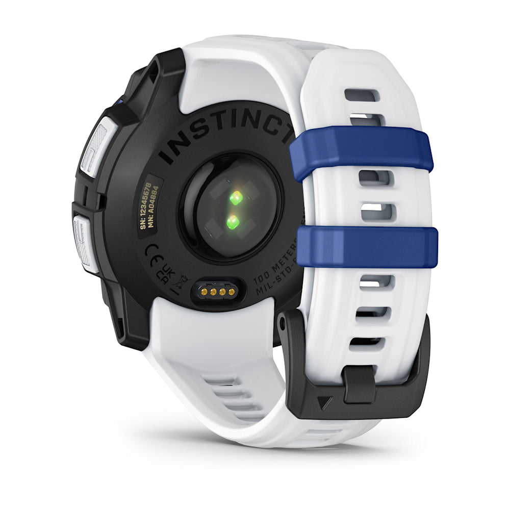Relógio Garmin Instinct ® 3 Supernova Solar Branco e Azul - 45 mm
