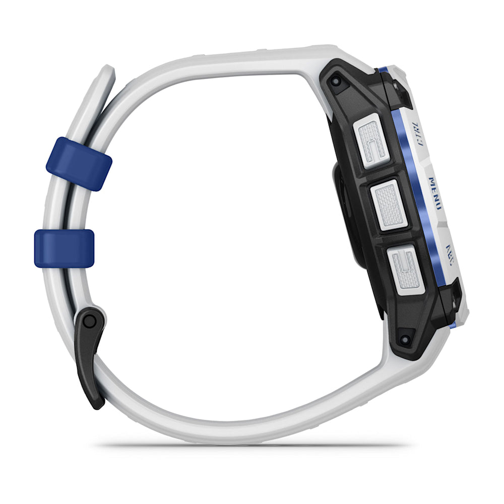 Relógio Garmin Instinct ® 3 Supernova Solar Branco e Azul - 45 mm