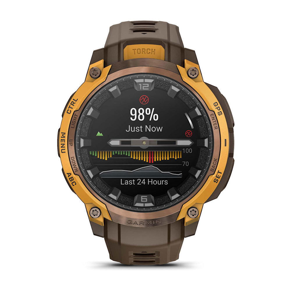 Relógio Garmin Instinct ® Crossover AMOLED Bronze