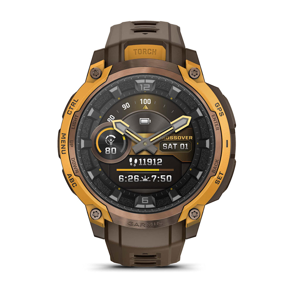 Relógio Garmin Instinct ® Crossover AMOLED Bronze