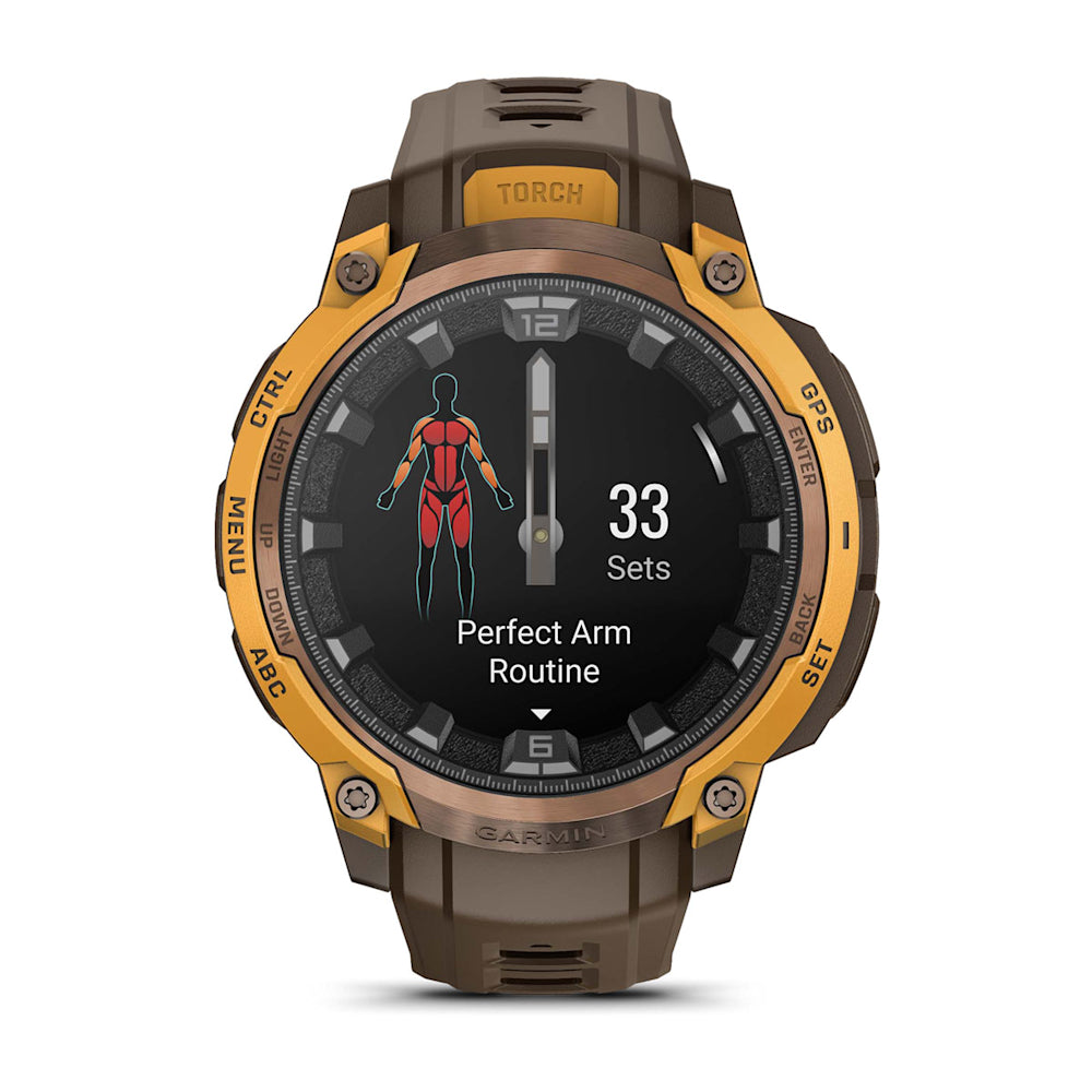 Relógio Garmin Instinct ® Crossover AMOLED Bronze