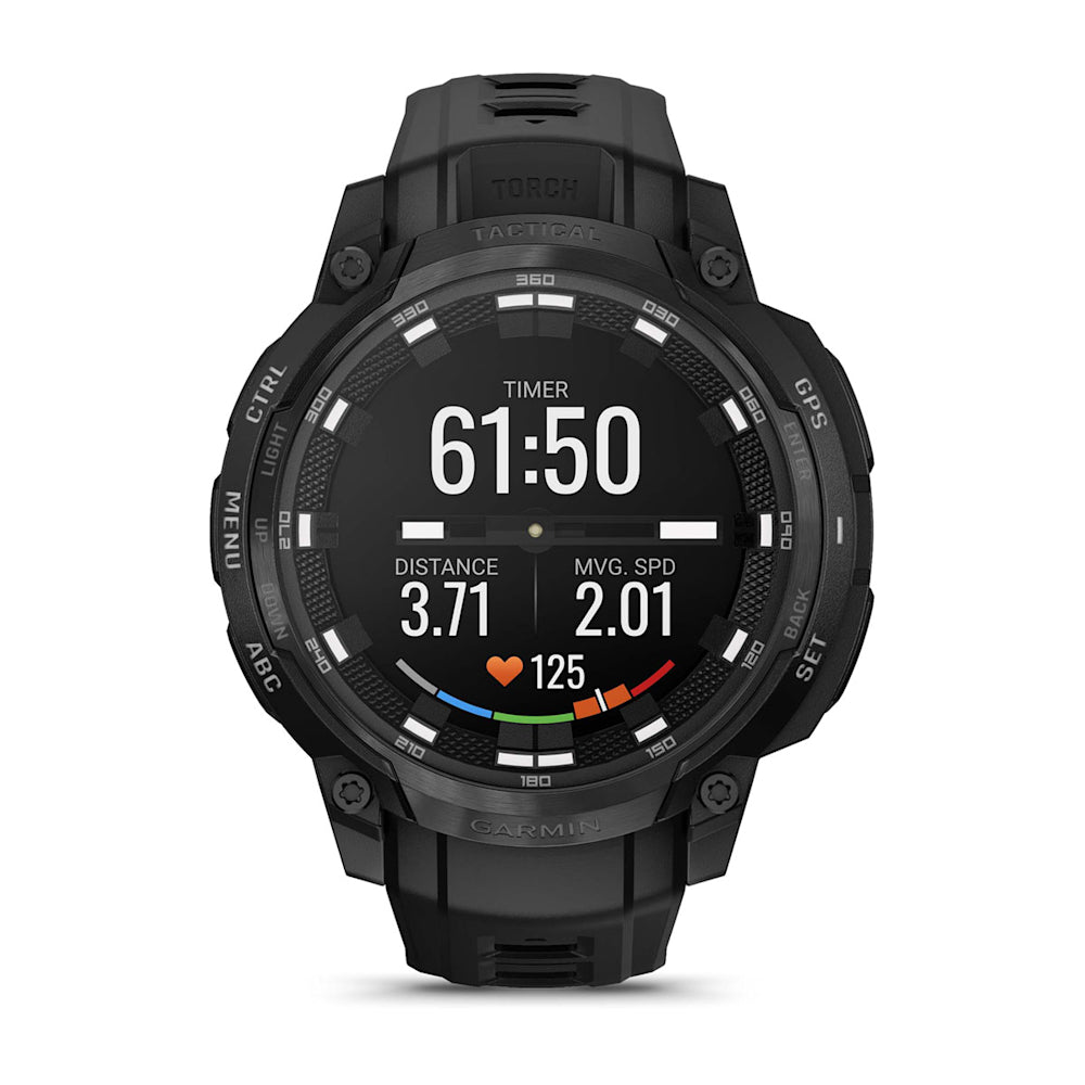Relógio Garmin Instinct ® Crossover AMOLED Edição Tática Preto