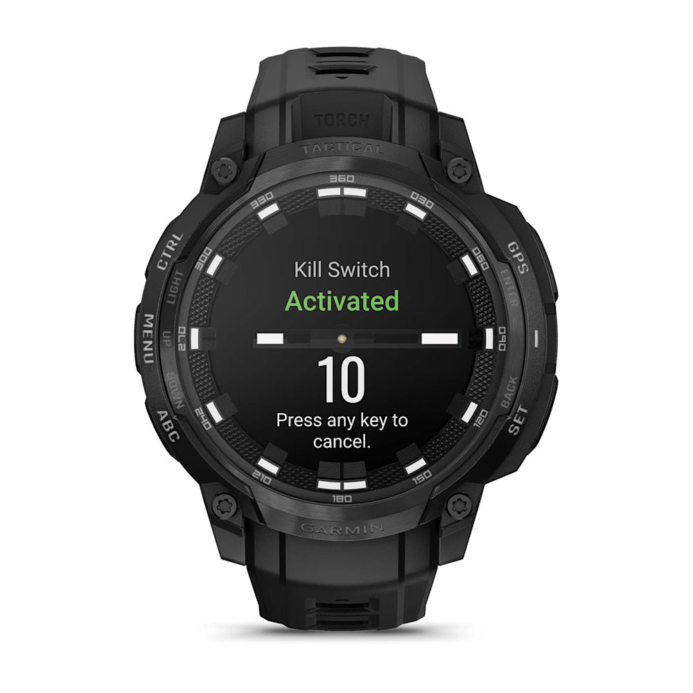 Relógio Garmin Instinct ® Crossover AMOLED Edição Tática Preto