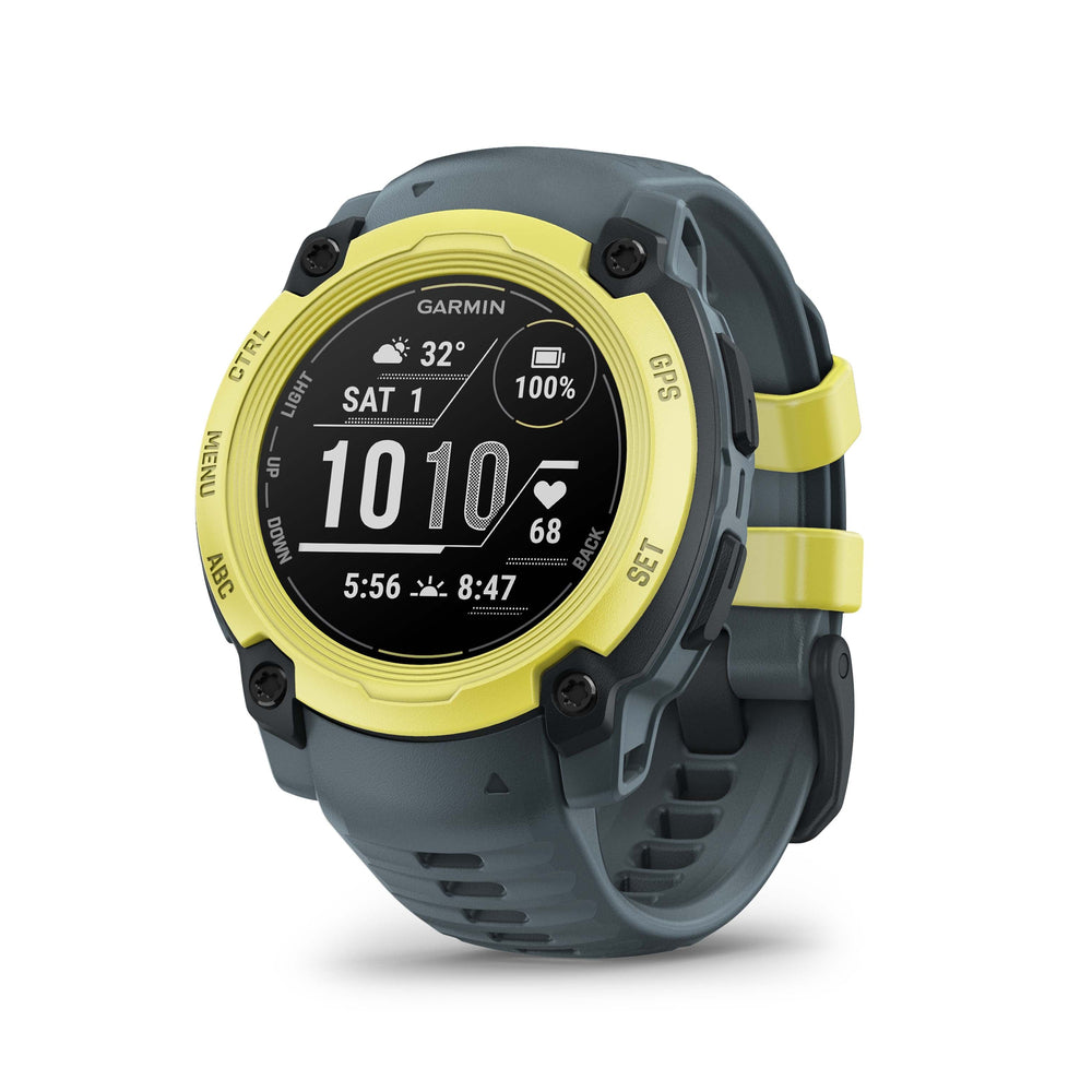 Relógio Garmin Instinct ® E Verde e Cinza Crepúsculo - 40 mm