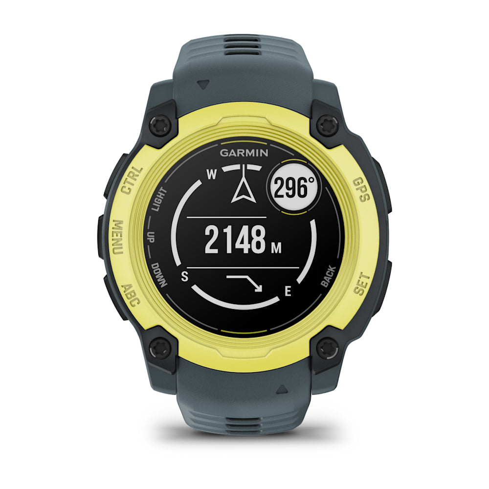 Relógio Garmin Instinct ® E Verde e Cinza Crepúsculo - 40 mm