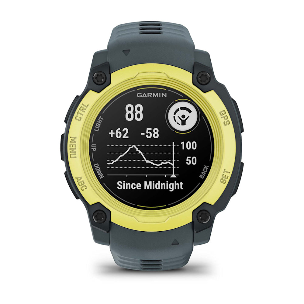 Relógio Garmin Instinct ® E Verde e Cinza Crepúsculo - 40 mm