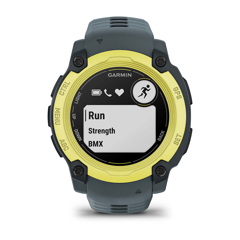 Relógio Garmin Instinct ® E Verde e Cinza Crepúsculo - 40 mm