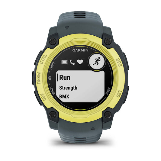 Relógio Garmin Instinct ® E Verde e Cinza Crepúsculo - 40 mm