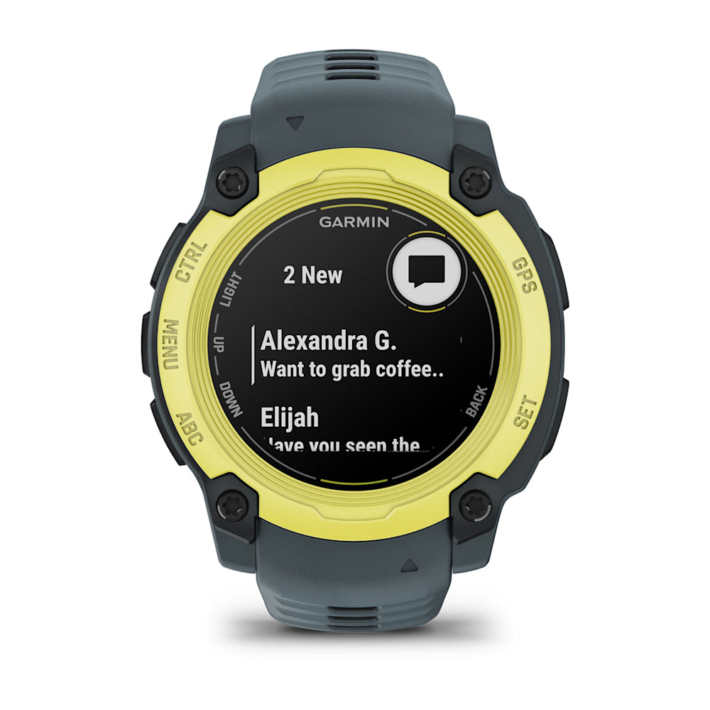 Relógio Garmin Instinct ® E Verde e Cinza Crepúsculo - 40 mm