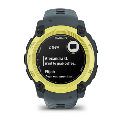 Relógio Garmin Instinct ® E Verde e Cinza Crepúsculo - 40 mm