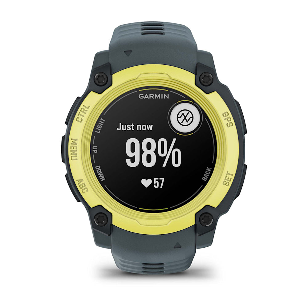 Relógio Garmin Instinct ® E Verde e Cinza Crepúsculo - 40 mm