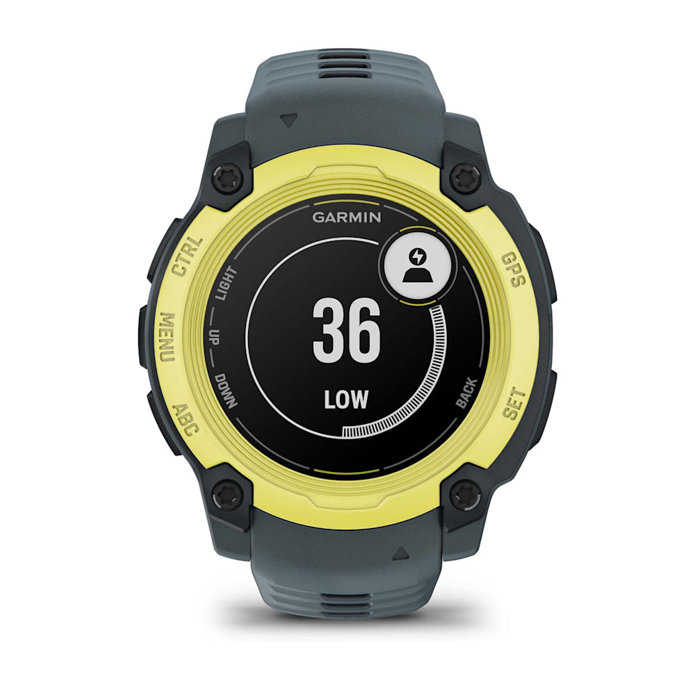 Relógio Garmin Instinct ® E Verde e Cinza Crepúsculo - 40 mm