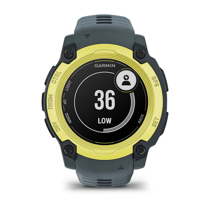 Relógio Garmin Instinct ® E Verde e Cinza Crepúsculo - 40 mm