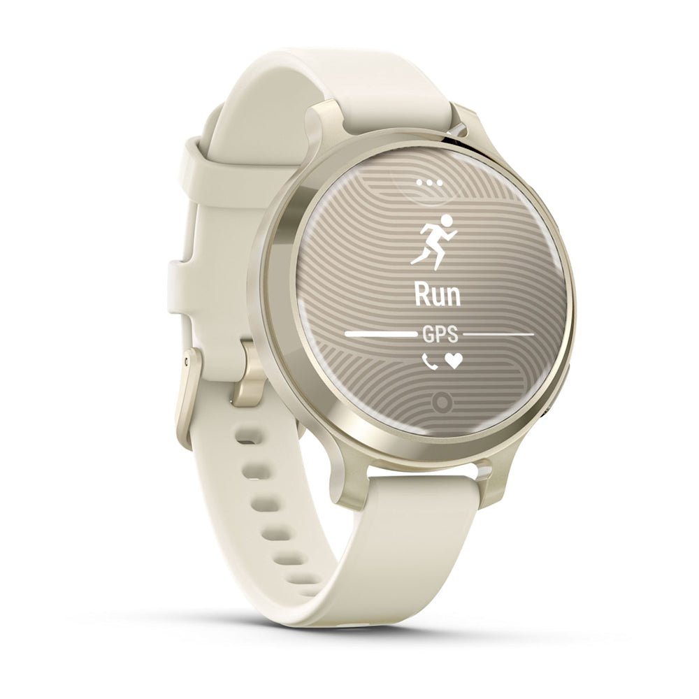 Relógio Garmin Lily ® 2 Active Lunar Gold e Branco