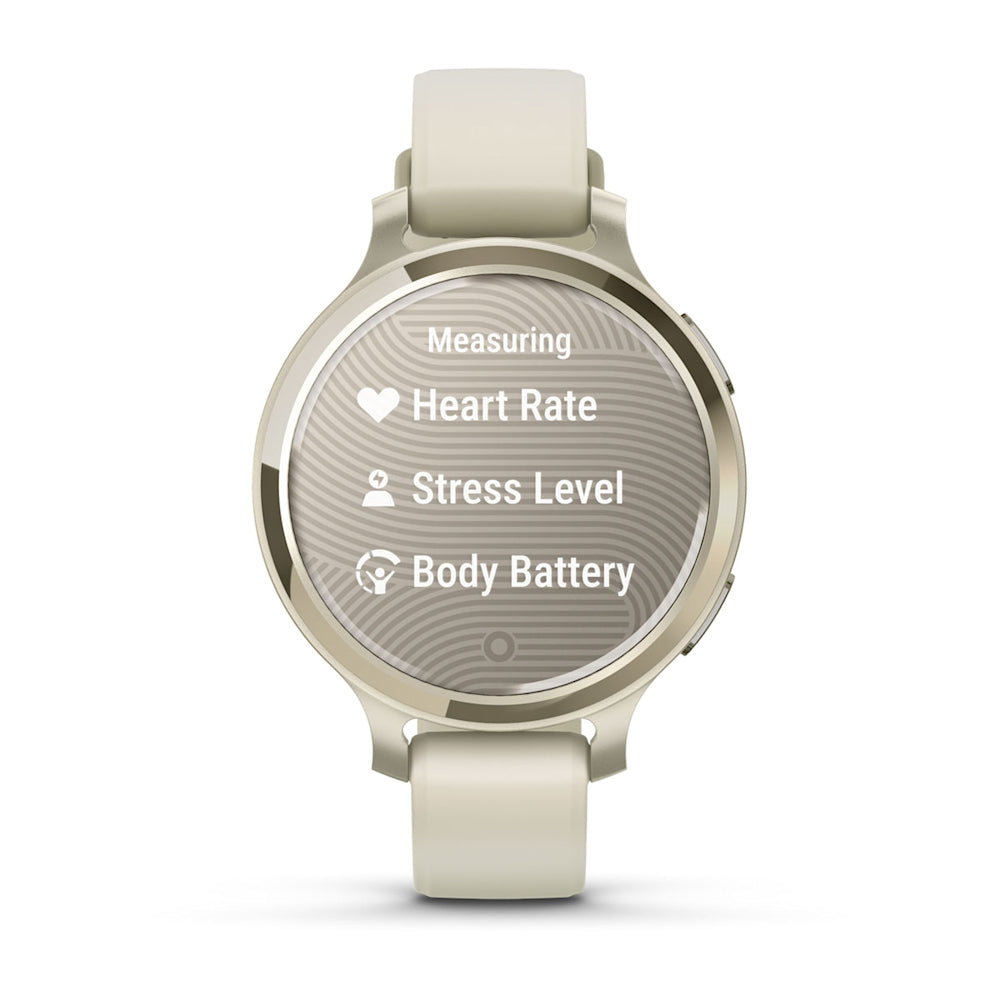 Relógio Garmin Lily ® 2 Active Lunar Gold e Branco