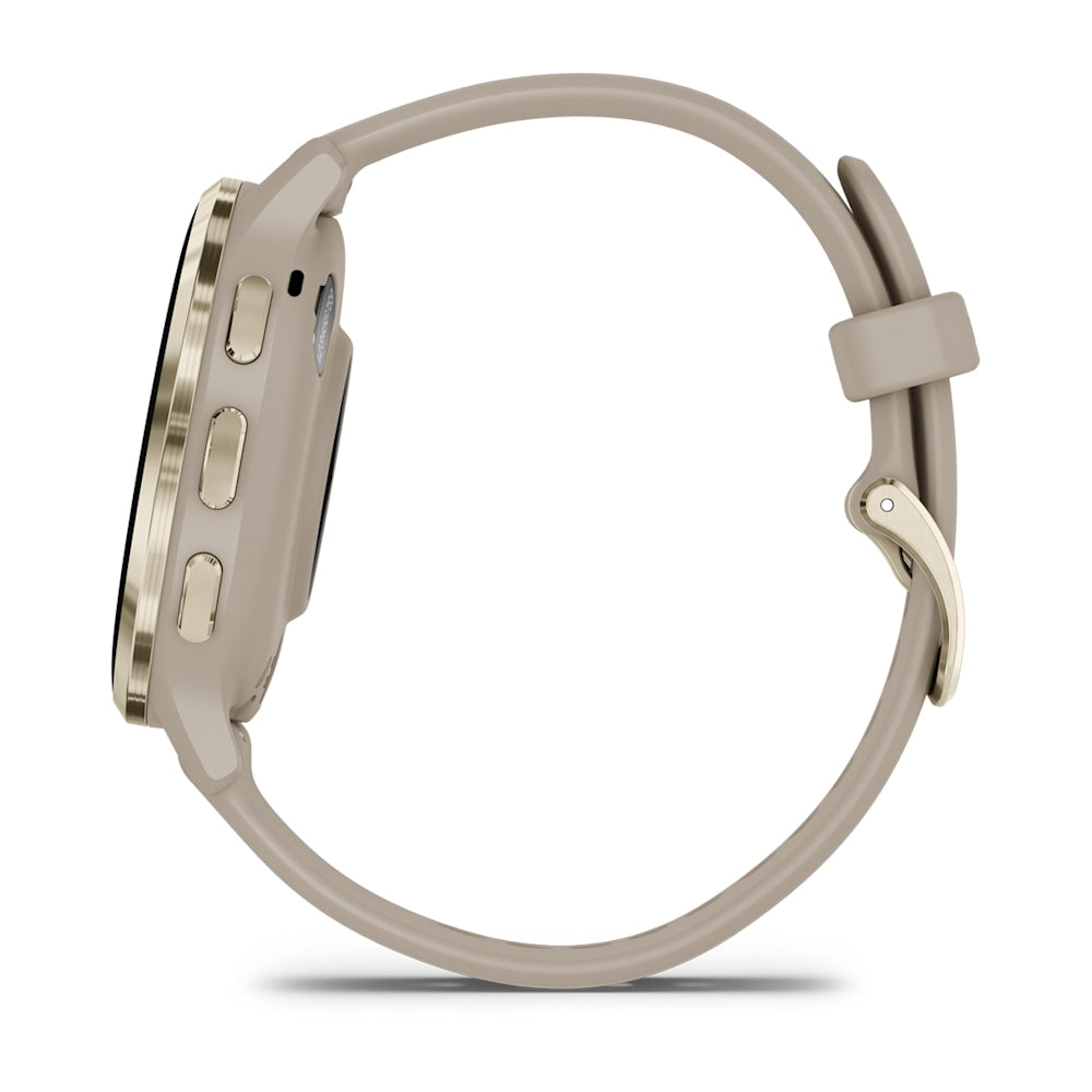 Relógio Garmin Venu ® 3S Bege e Dourado