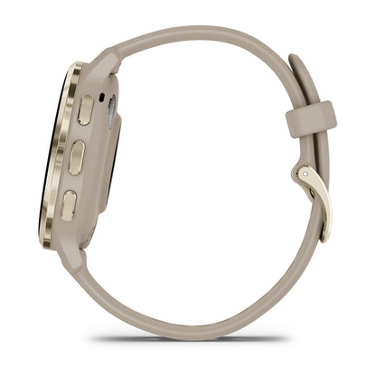 Relógio Garmin Venu ® 3S Bege e Dourado