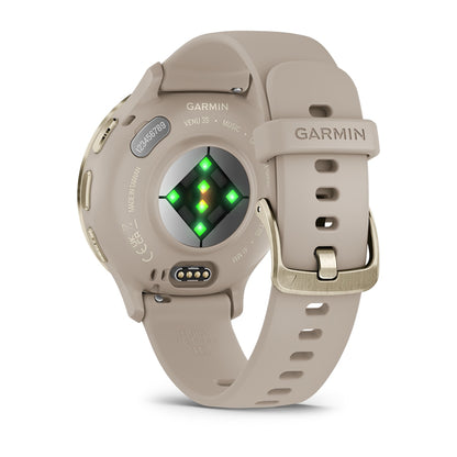 Relógio Garmin Venu ® 3S Bege e Dourado