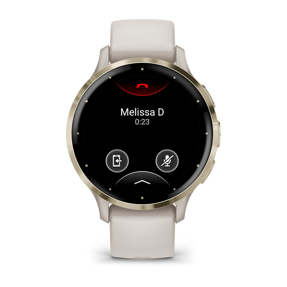 Relógio Garmin Venu ® 3S Marfim e Dourado