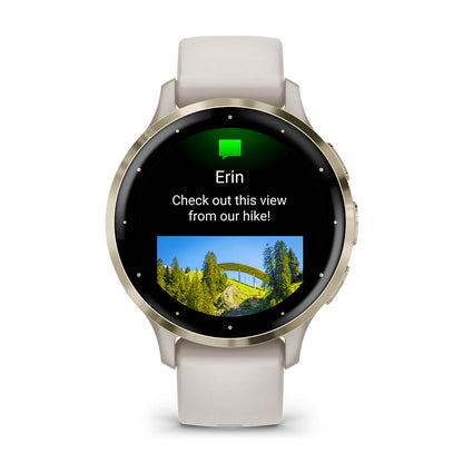 Relógio Garmin Venu ® 3S Marfim e Dourado