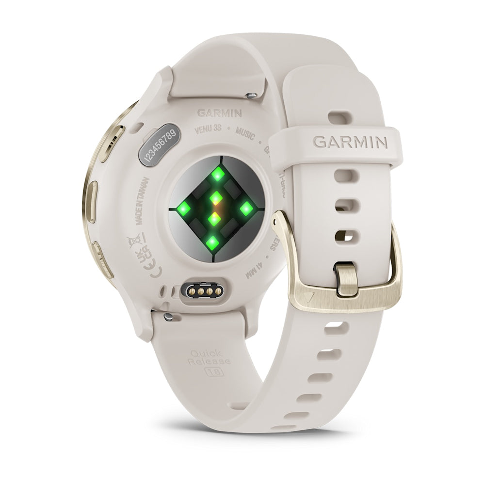 Relógio Garmin Venu ® 3S Marfim e Dourado