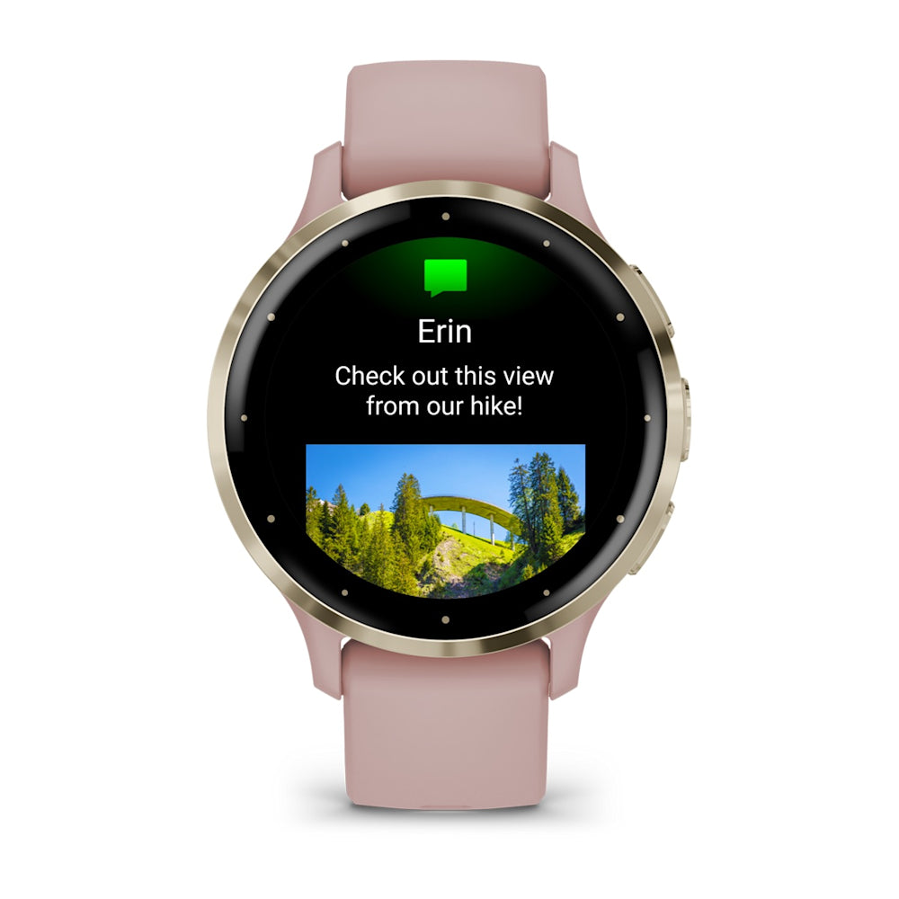 Relógio Garmin Venu ® 3S Rosa e Dourado