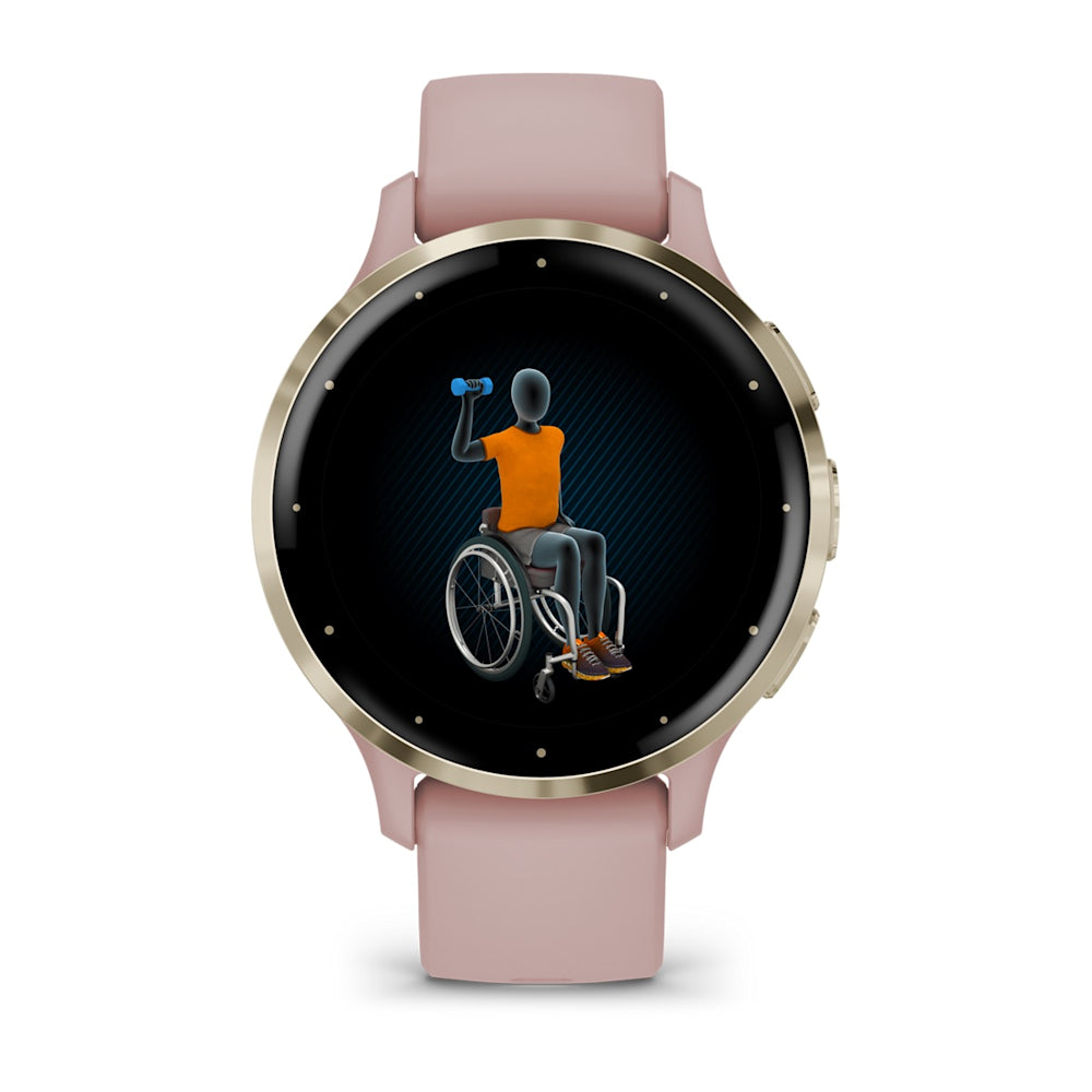 Relógio Garmin Venu ® 3S Rosa e Dourado