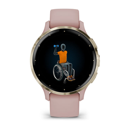 Relógio Garmin Venu ® 3S Rosa e Dourado