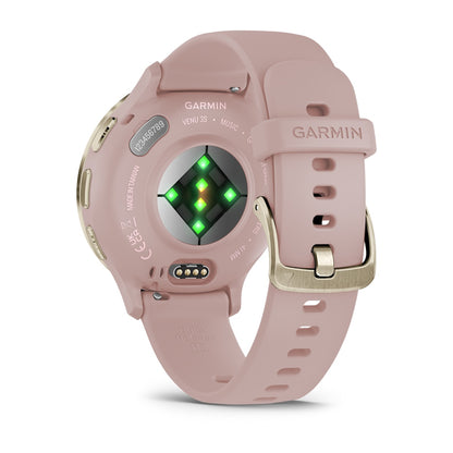 Relógio Garmin Venu ® 3S Rosa e Dourado