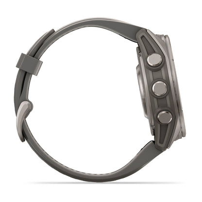Relógio Garmin fēnix ® 9S Titânio e Cinza-claro