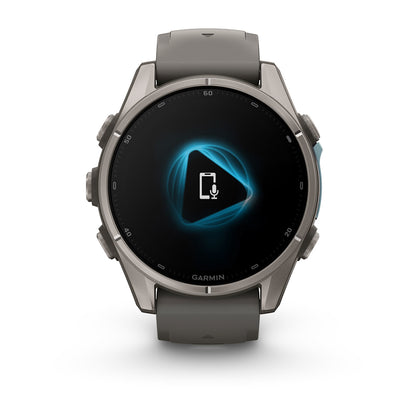 Relógio Garmin fēnix ® 9S Titânio e Cinza-claro