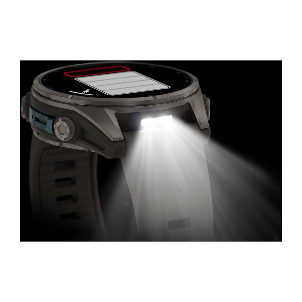 Relógio Garmin fēnix ® 9S Titânio e Cinza-claro