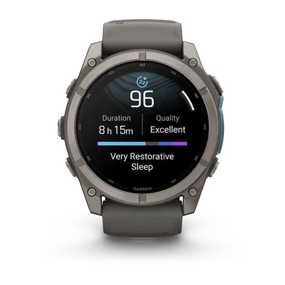 Relógio Garmin fēnix ® 9X Titânio e Grafite