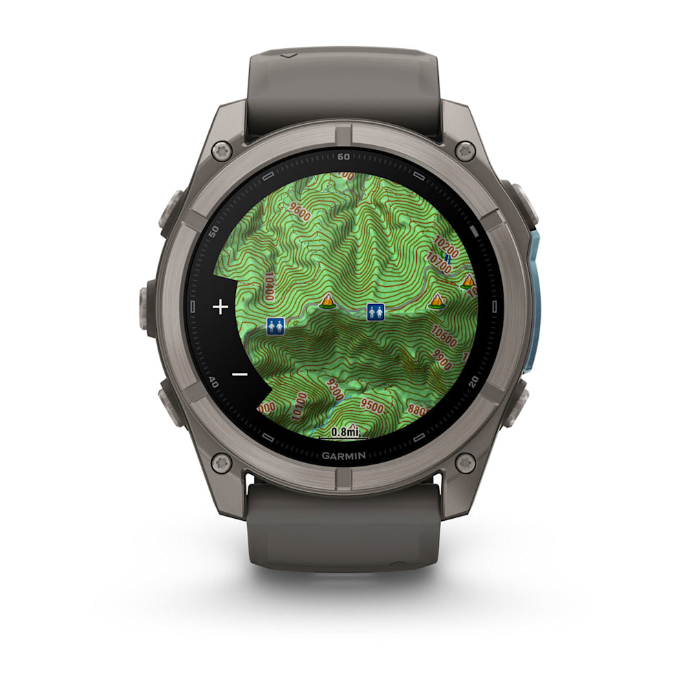 Relógio Garmin fēnix ® 9X Titânio e Grafite
