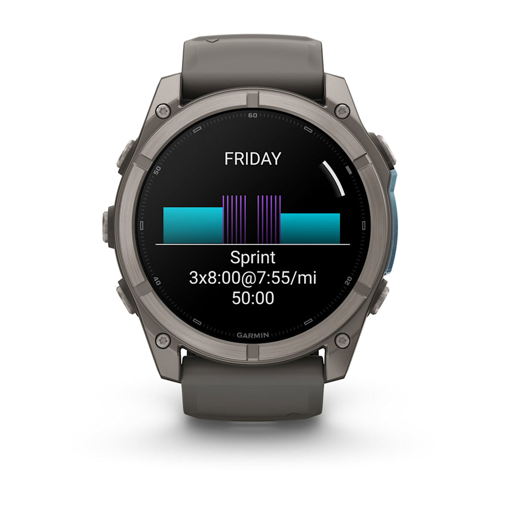 Relógio Garmin fēnix ® 9X Titânio e Grafite