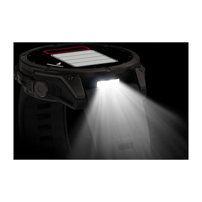Relógio Garmin fēnix ® 9 Titânio DLC Cinza Carbono e Preto