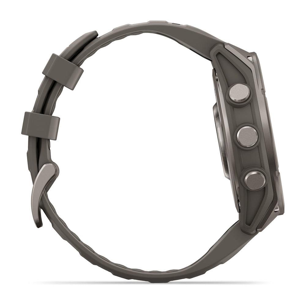 Relógio Garmin fēnix ® 9 Titânio e Cinza-claro