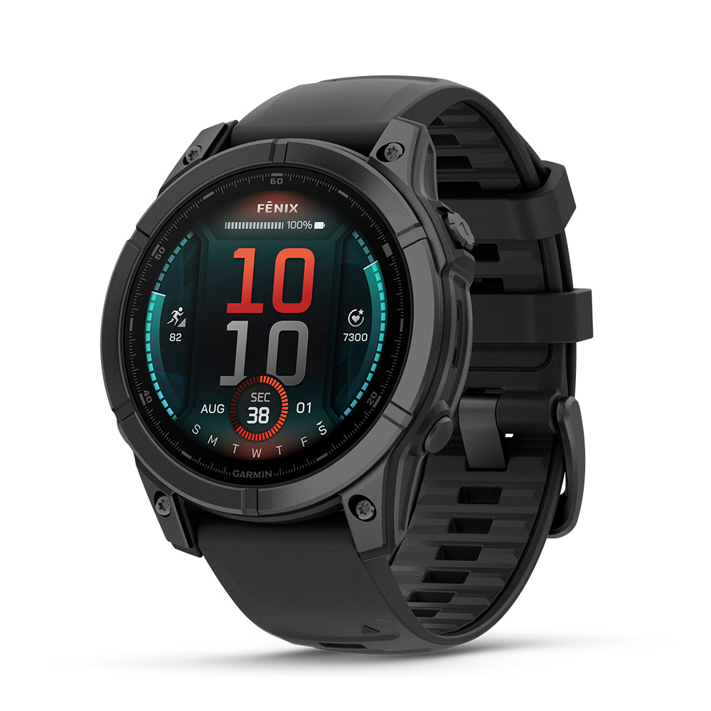 Relógio Garmin fēnix ® E Aço Cinza Ardósia e Preto