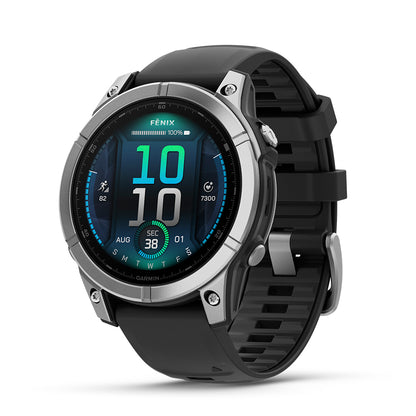 Relógio Garmin fēnix ® E Aço Inoxidável e Preto