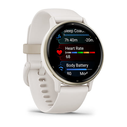 Relógio Garmin vívoactive ® 5 Dourado e Marfim