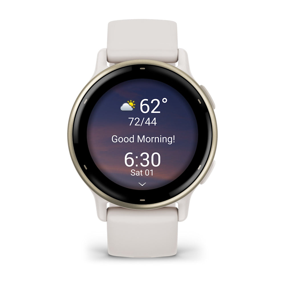 Relógio Garmin vívoactive ® 5 Dourado e Marfim