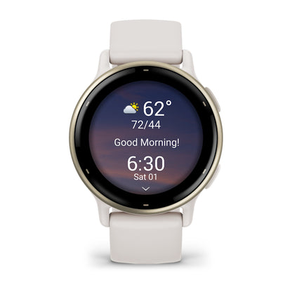 Relógio Garmin vívoactive ® 5 Dourado e Marfim