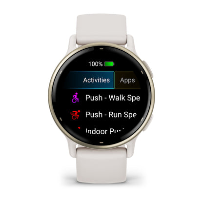 Relógio Garmin vívoactive ® 5 Dourado e Marfim