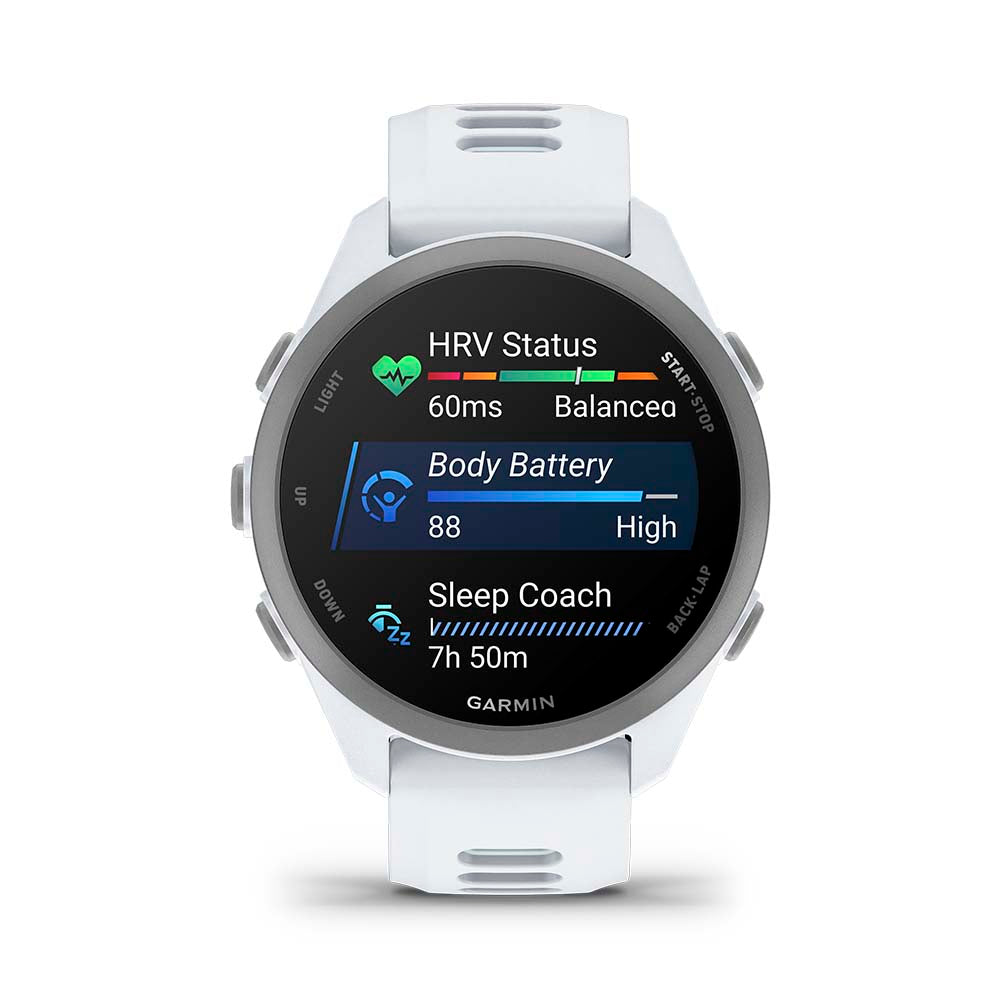 Relógio Garmin Forerunner ® 170 Marfim e Azul Nuvem