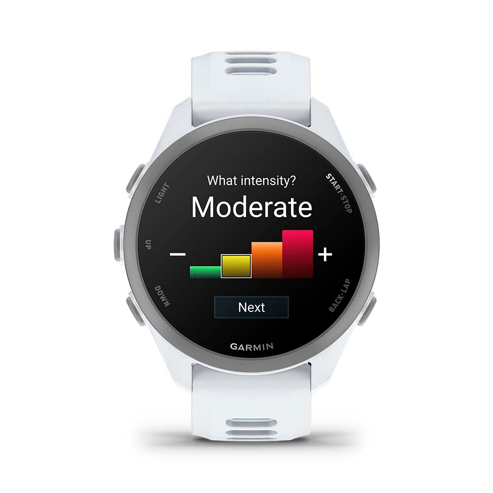 Relógio Garmin Forerunner ® 170 Marfim e Azul Nuvem