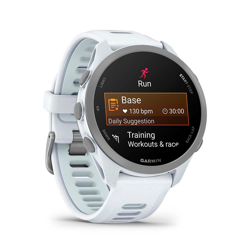 Relógio Garmin Forerunner ® 170 Marfim e Azul Nuvem