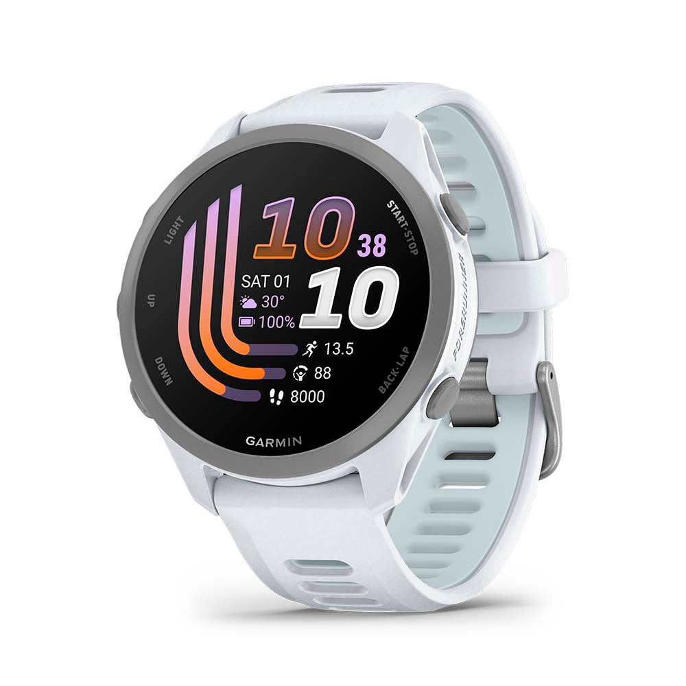 Relógio Garmin Forerunner ® 170 Marfim e Azul Nuvem