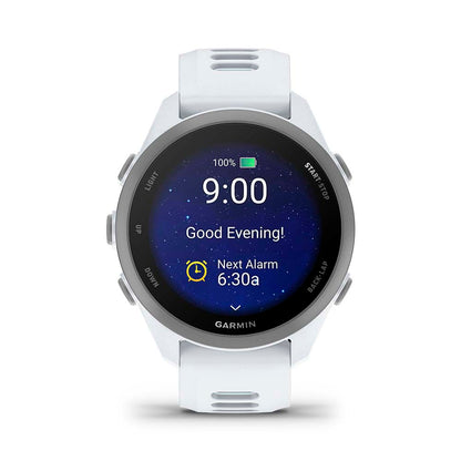 Relógio Garmin Forerunner ® 170 Music Marfim e Azul nuvem