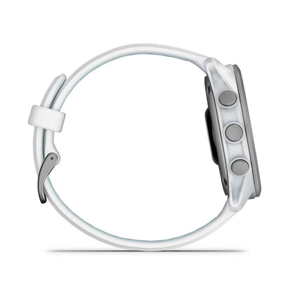 Relógio Garmin Forerunner ® 170 Music Marfim e Azul nuvem